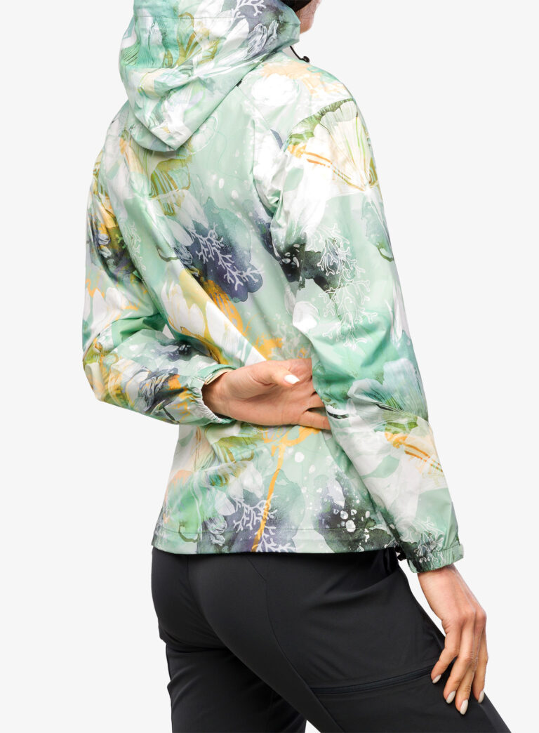 Preţ Geaca de ploaie femei Helly Hansen Loke Print Jacket - jade esra