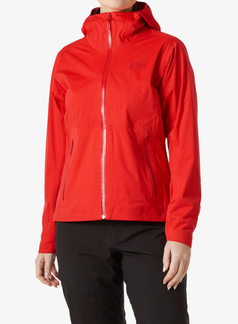 Geaca de ploaie femei Helly Hansen Momentum 3L Stretch Jacket - alert red