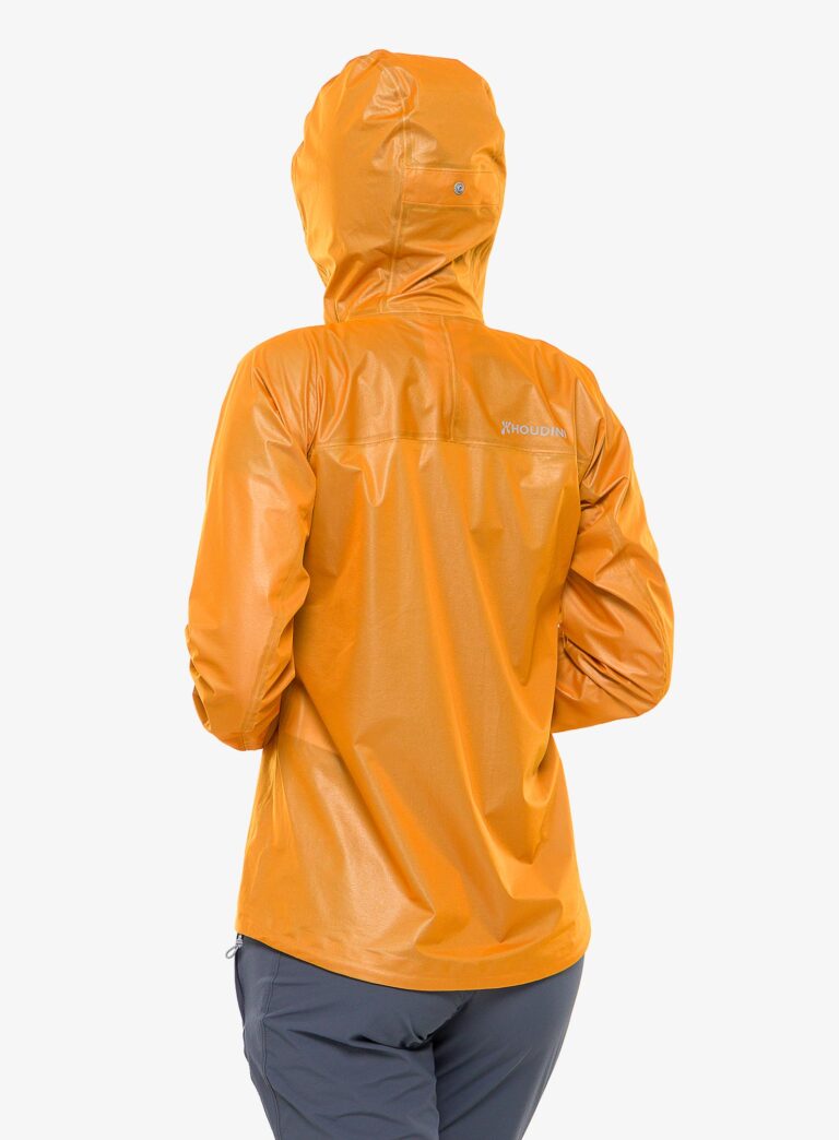 Original Geaca de ploaie femei Houdini The Orange Jacket - orange