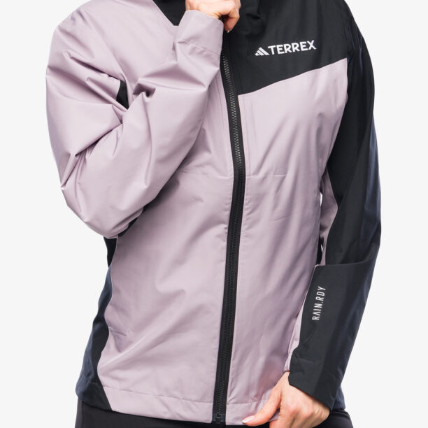 Geaca de ploaie femei adidas TERREX Multi 2.5L RAIN.RDY Jacket - preloved fig/black