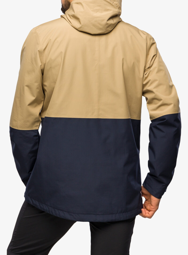 Geacă de ploaie pentru bărbați Haglofs Finch Proof Jacket - sand/tarn blue preţ