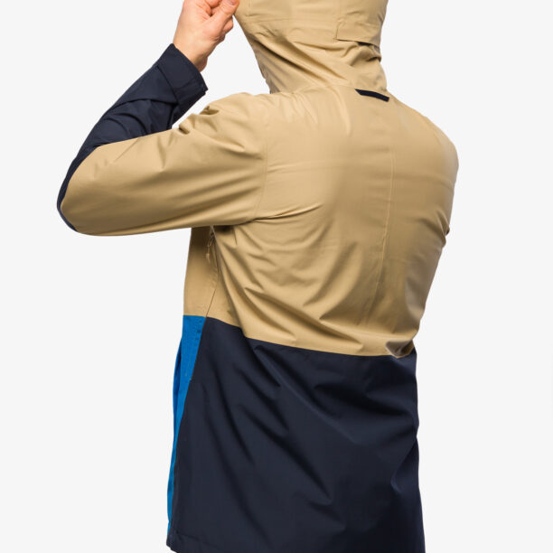 Preţ Geacă de ploaie pentru bărbați Haglofs Finch Proof Jacket - sand/tarn blue