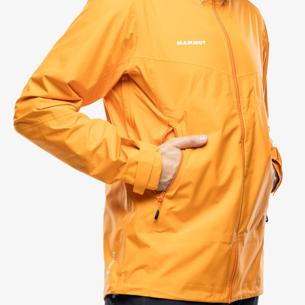 Cumpăra Geacă de ploaie pentru bărbați Mammut Convey Tour HS Hooded Jacket - tangerine