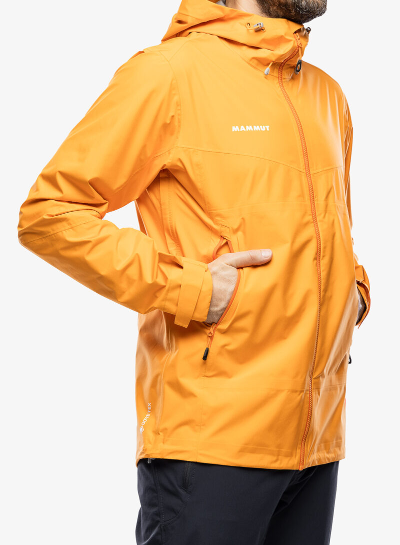 Cumpăra Geacă de ploaie pentru bărbați Mammut Convey Tour HS Hooded Jacket - tangerine