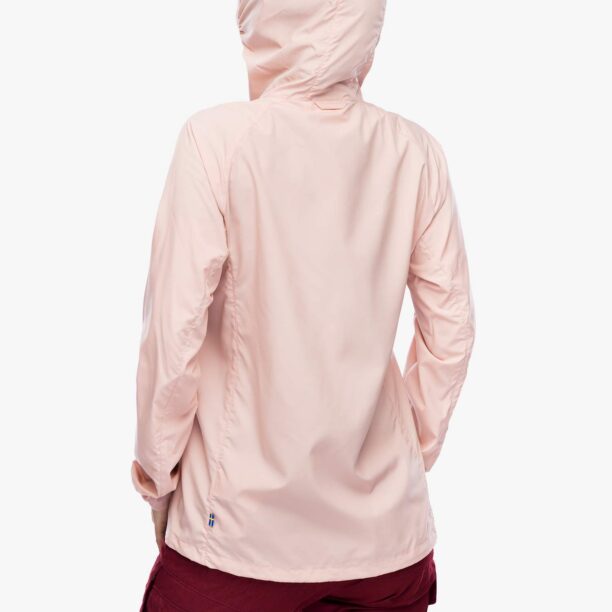 Original Geaca de vant femei Fjallraven High Coast Wind Hoodie - chalk rose