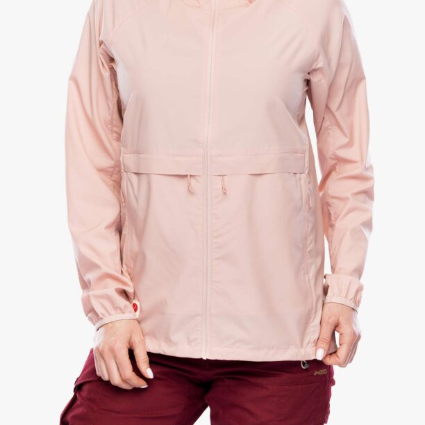 Geaca de vant femei Fjallraven High Coast Wind Hoodie - chalk rose