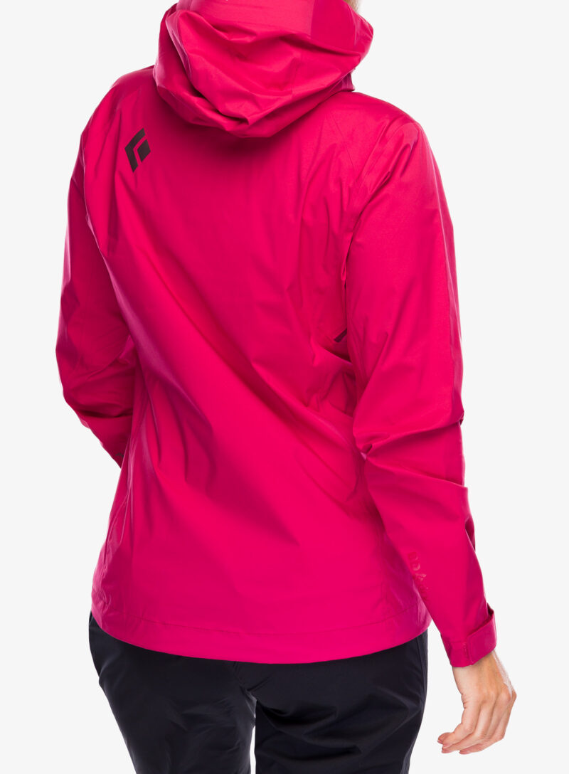 Geaca femei Black Diamond Stormline Stretch Rain Shell - pomegranate preţ