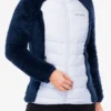 Geaca femei Columbia Powder Lite II Sherpa Hybrid Jacket - collegiate navy/snowdrift