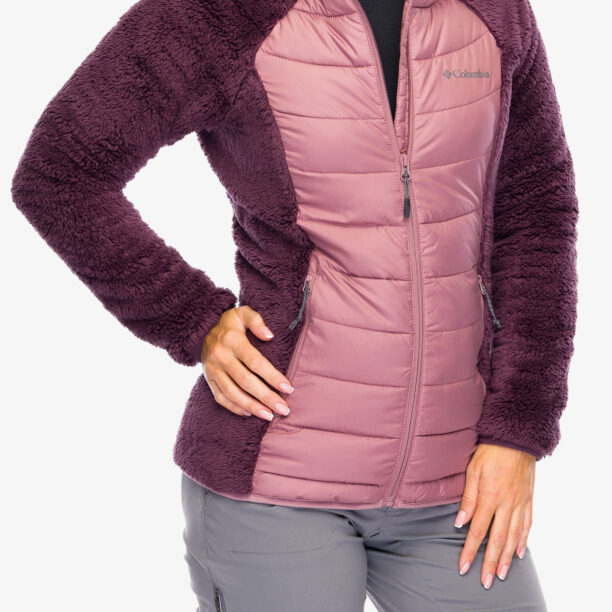 Cumpăra Geaca femei Columbia Powder Lite II Sherpa Hybrid Jacket - moonvista/fig