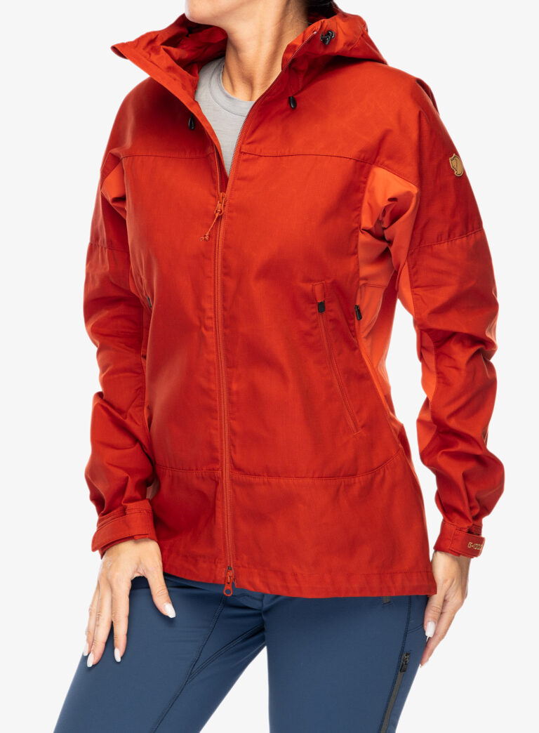 Cumpăra Geaca femei Fjallraven Abisko Lite Trekking Jacket - cabin red/rowan red