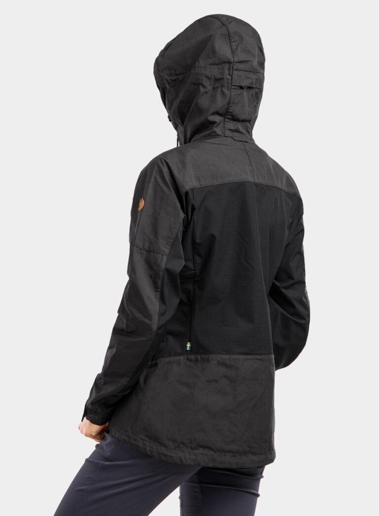 Geaca femei Fjallraven Abisko Lite Trekking Jacket - dark grey/black preţ