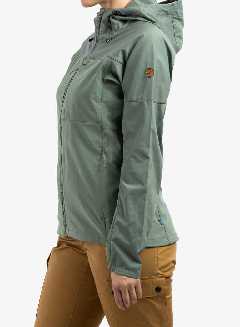 Geaca femei Fjallraven Abisko Midsummer Jacket - jade green/patina green - imagine 6