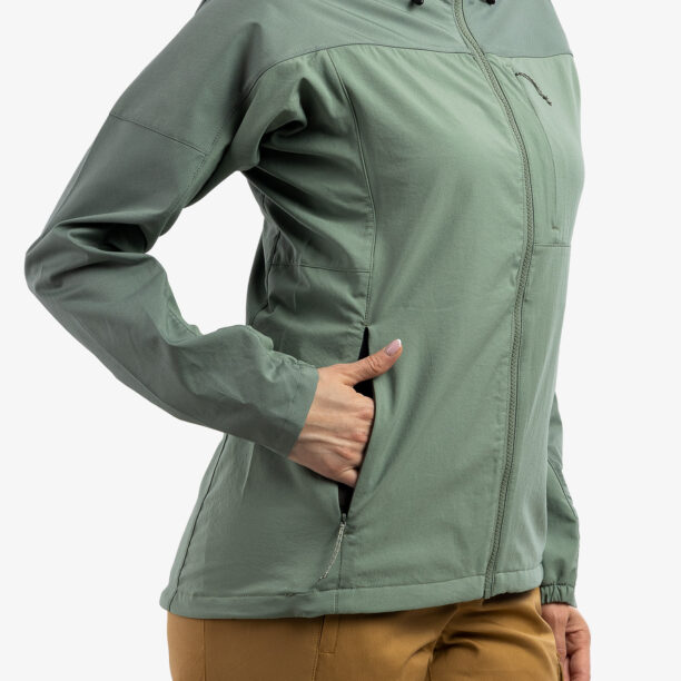 Geaca femei Fjallraven Abisko Midsummer Jacket - jade green/patina green