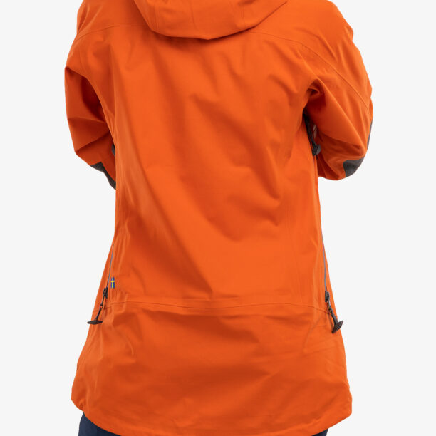 Geaca femei Fjallraven Bergtagen Eco-Shell Jacket - hokkaido orange preţ