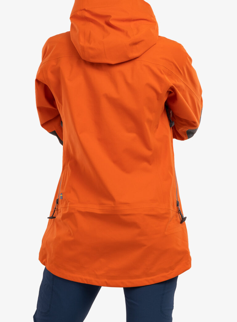 Geaca femei Fjallraven Bergtagen Eco-Shell Jacket - hokkaido orange preţ