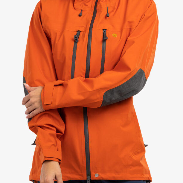 Cumpăra Geaca femei Fjallraven Bergtagen Eco-Shell Jacket - hokkaido orange