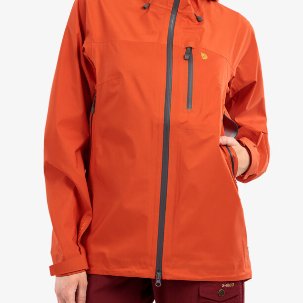 Cumpăra Geaca femei Fjallraven Bergtagen Lite Eco-Shell Jacket - hokkaido orange