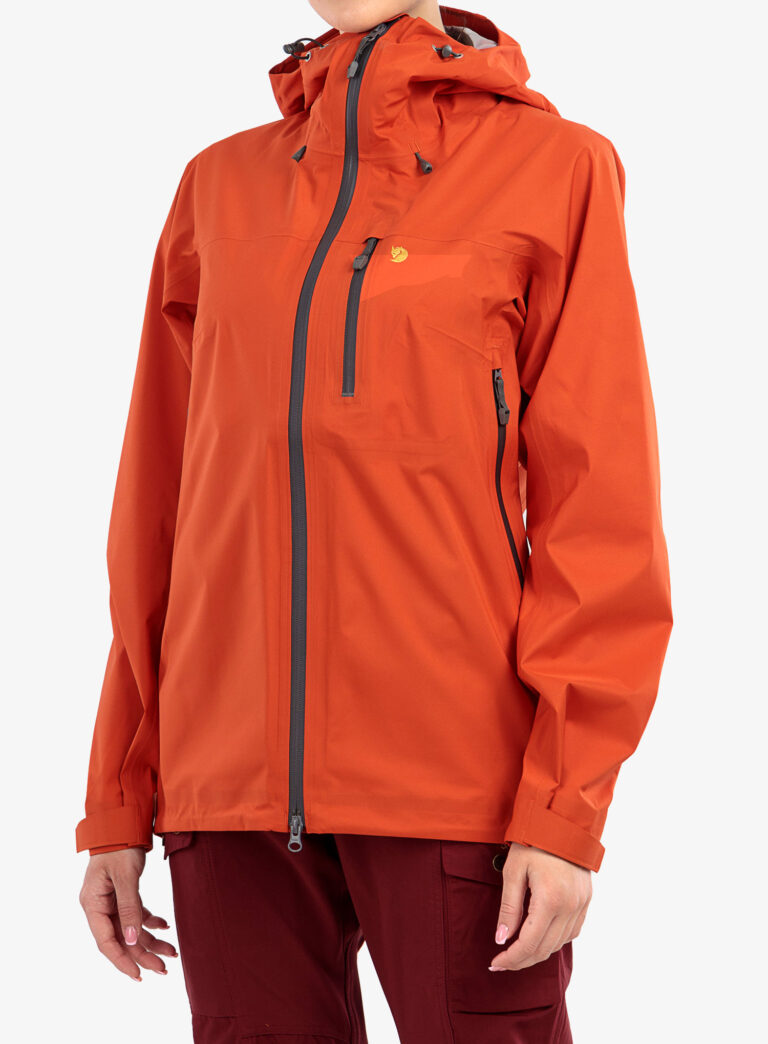 Geaca femei Fjallraven Bergtagen Lite Eco-Shell Jacket - hokkaido orange