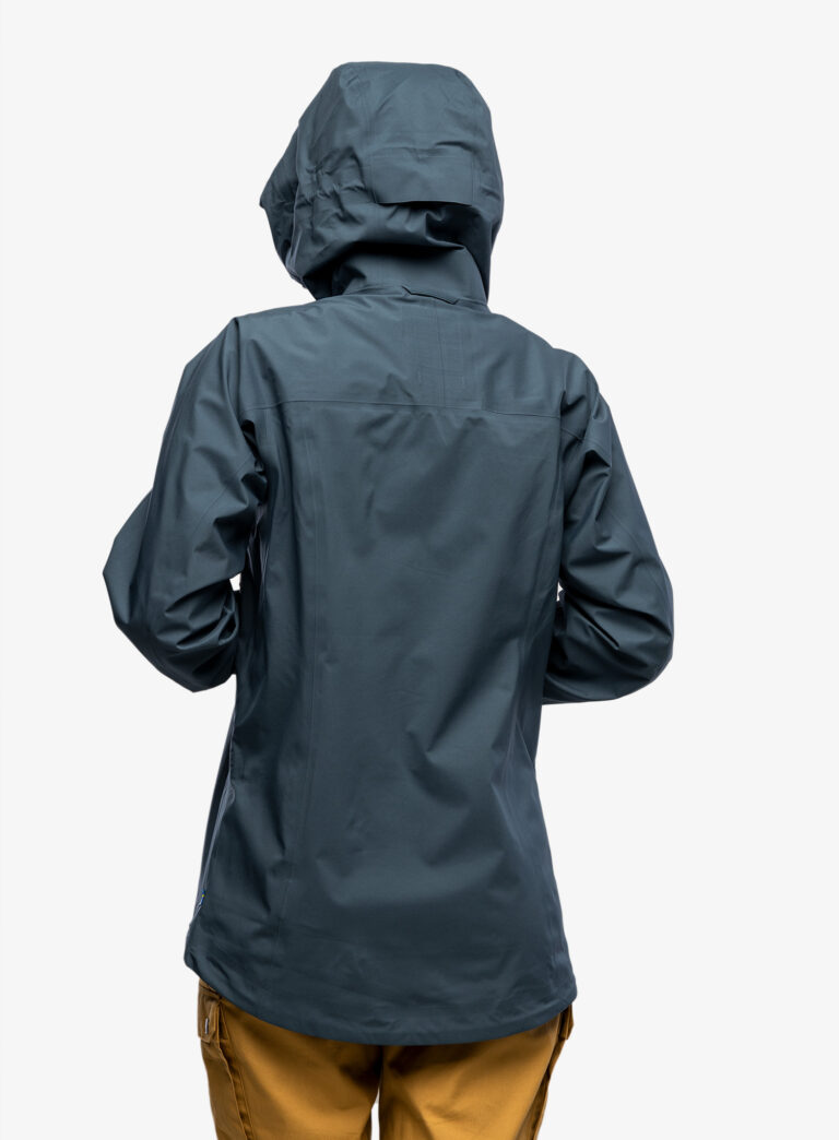 Geaca femei Fjallraven Bergtagen Lite Eco-Shell Jacket - mountain blue - imagine 6