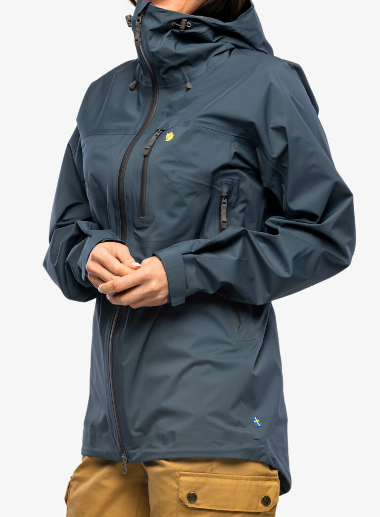 Geaca femei Fjallraven Bergtagen Lite Eco-Shell Jacket - mountain blue