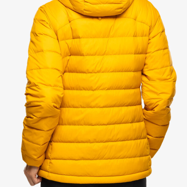 Geaca femei Fjallraven Expedition Pack Down Hoodie - mustard yellow preţ