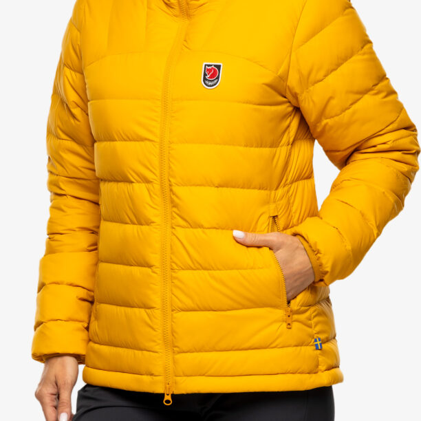 Cumpăra Geaca femei Fjallraven Expedition Pack Down Hoodie - mustard yellow