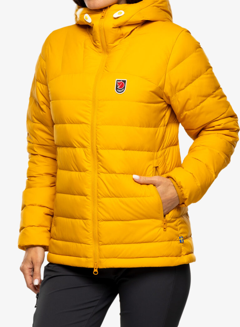 Cumpăra Geaca femei Fjallraven Expedition Pack Down Hoodie - mustard yellow