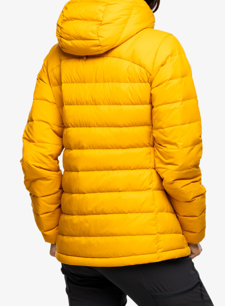 Preţ Geaca femei Fjallraven Expedition Pack Down Hoodie - mustard yellow