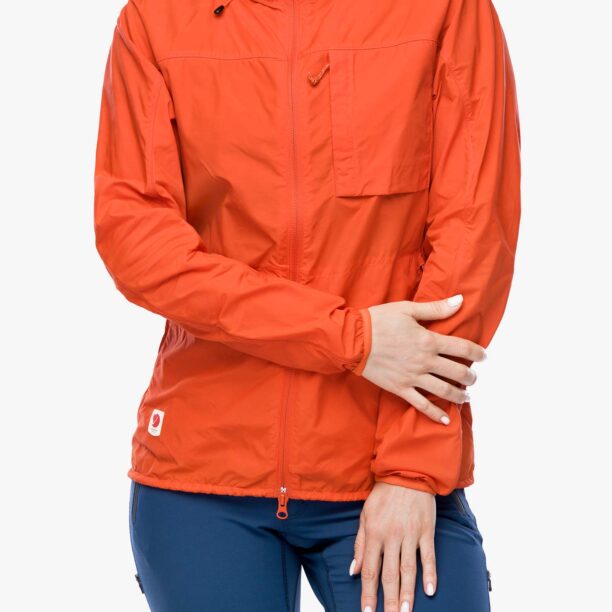 Geaca femei Fjallraven High Coast Wind Jacket - flame orange