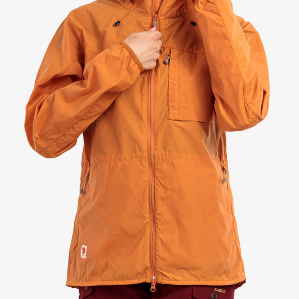 Geaca femei Fjallraven High Coast Wind Jacket - spicy orange