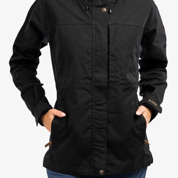 Original Geaca femei Fjallraven Kaipak Jacket - black