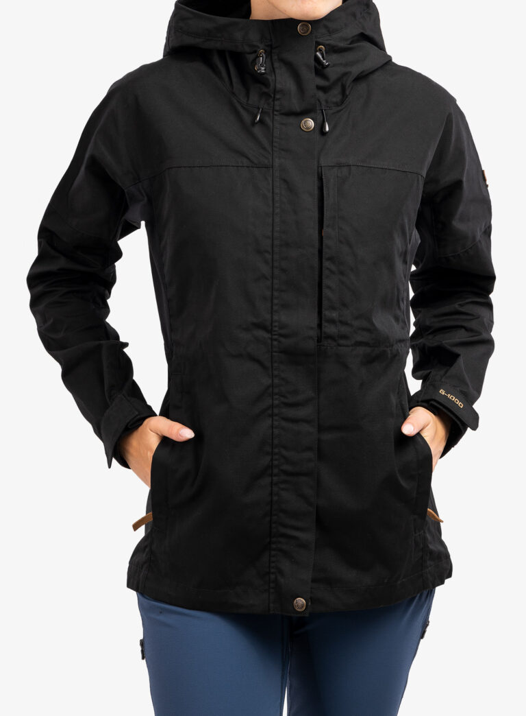 Original Geaca femei Fjallraven Kaipak Jacket - black