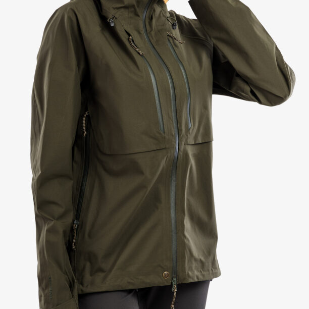 Geaca femei Fjallraven Keb Eco-Shell Jacket - deep forest