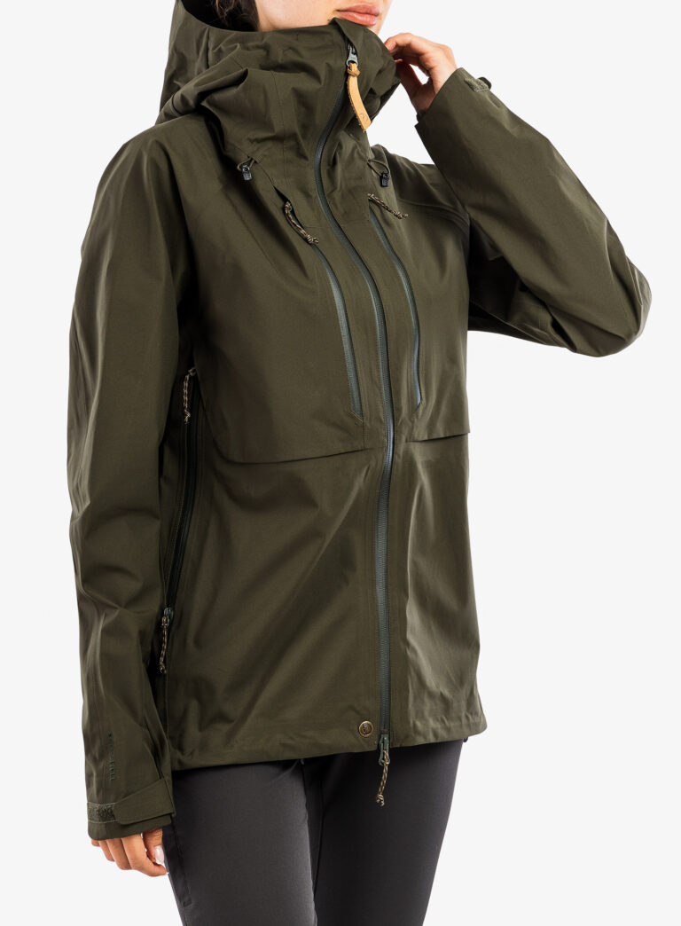 Geaca femei Fjallraven Keb Eco-Shell Jacket - deep forest