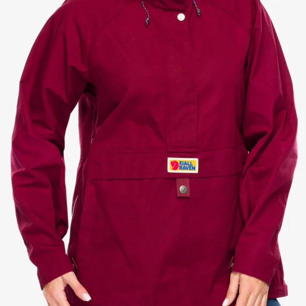 Geaca femei Fjallraven Vardag Anorak - bordeaux red