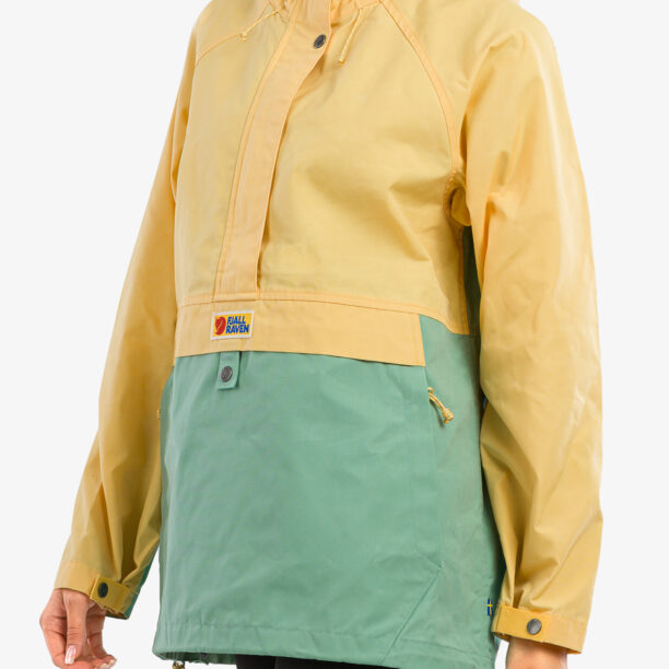 Geaca femei Fjallraven Vardag Anorak - mais yellow/aloe green