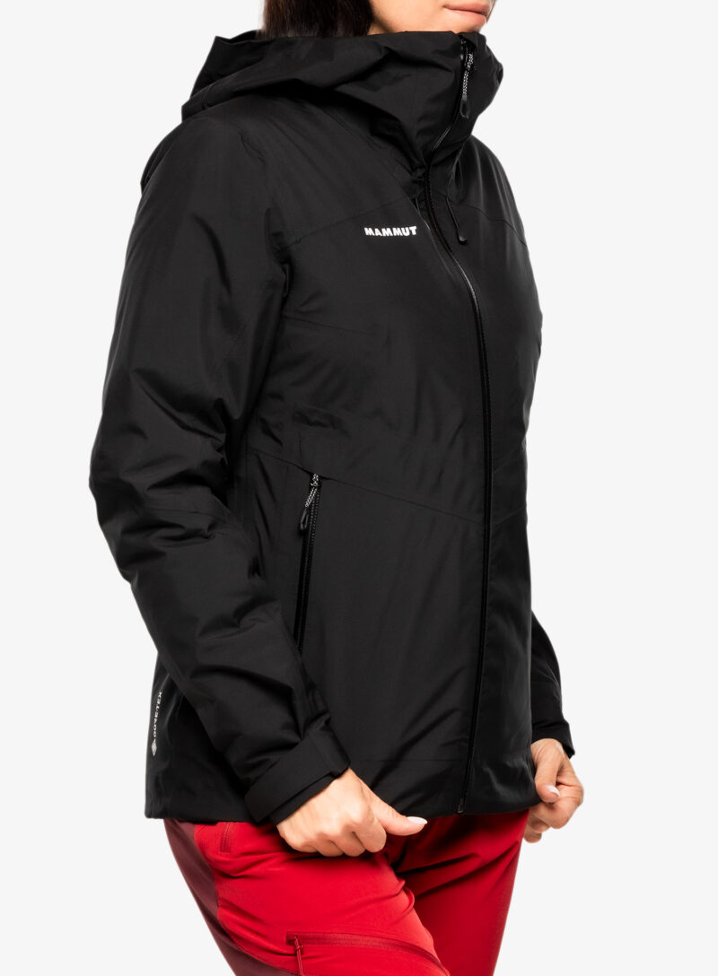 Original Geaca femei Mammut Convey 3 in 1 HS Hooded Jacket - black/black