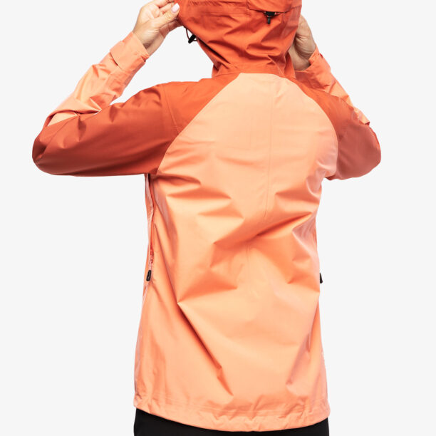 Original Geaca femei Mammut Convey Tour HS Hooded Jacket - salmon/terracotta