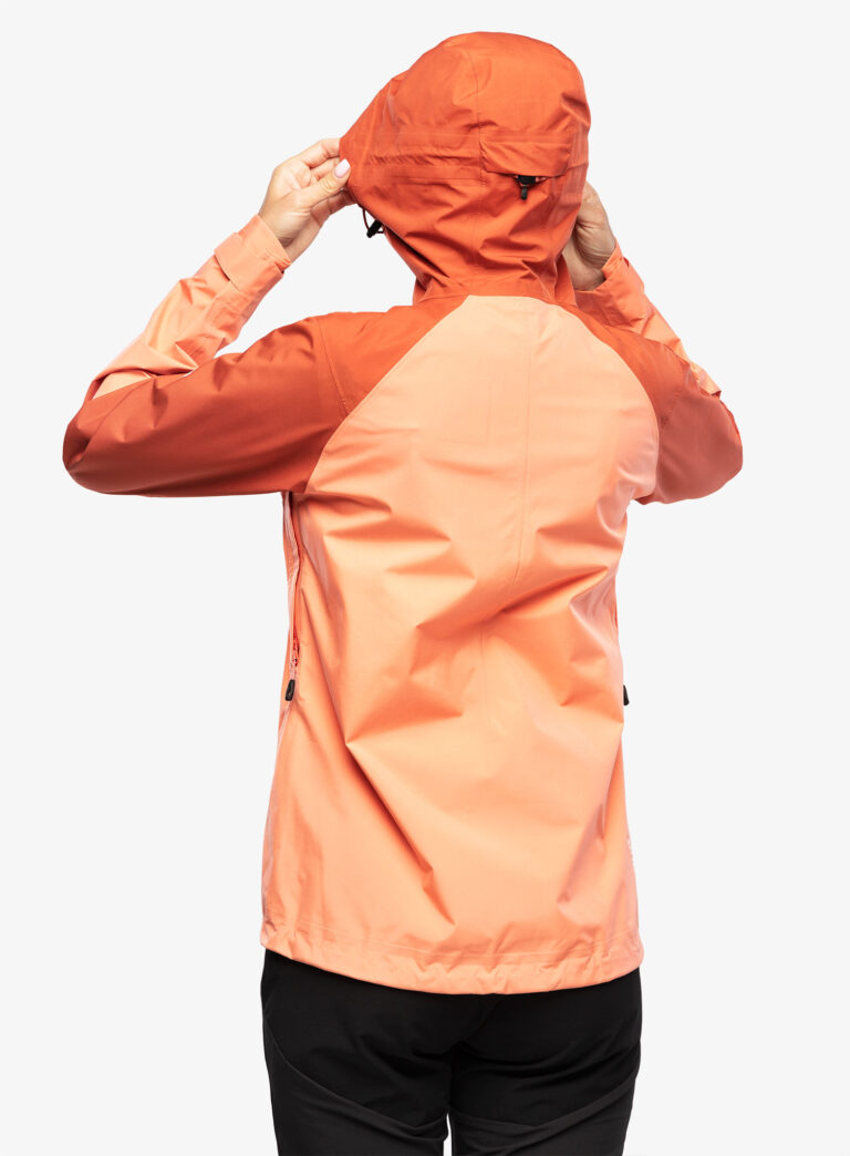 Original Geaca femei Mammut Convey Tour HS Hooded Jacket - salmon/terracotta