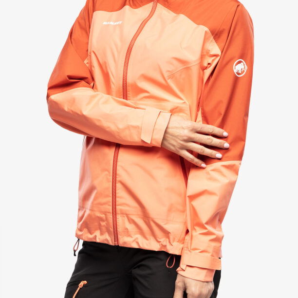 Geaca femei Mammut Convey Tour HS Hooded Jacket - salmon/terracotta