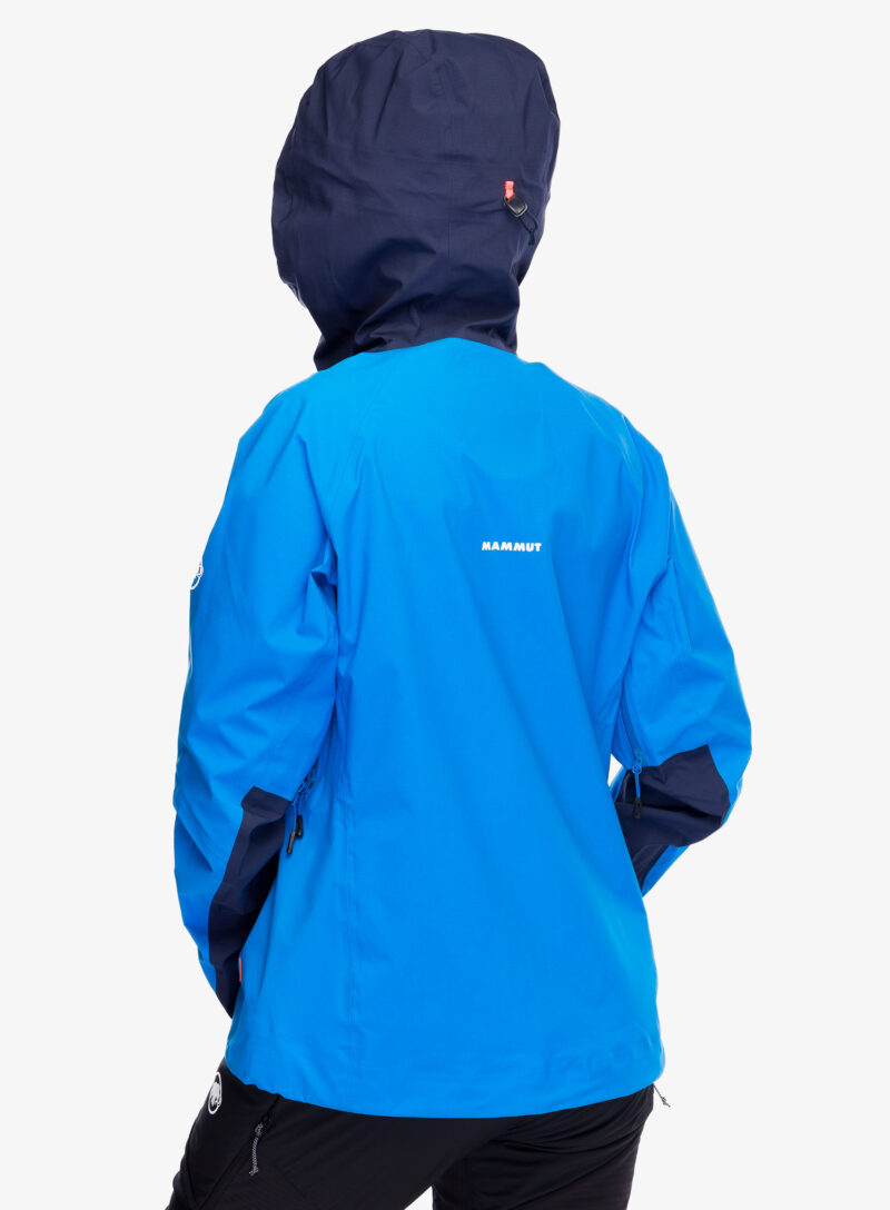 Original Geaca femei Mammut Taiss HS Hooded Jacket - glacier blue/marine