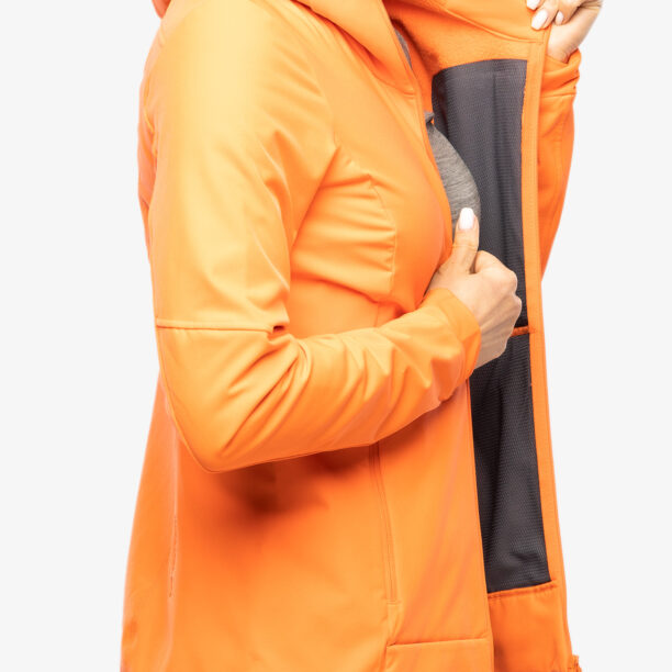 Preţ Geaca femei Norrona Lofoten Hiloflex200 Hood - orange alert