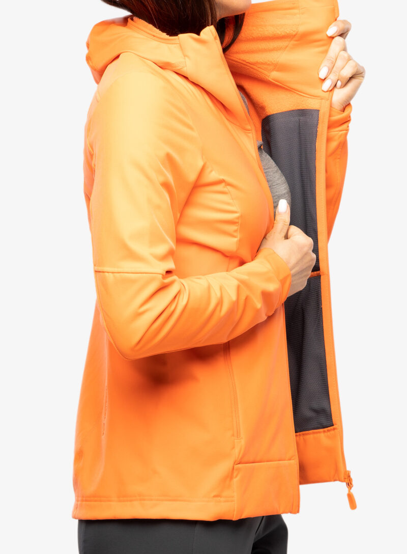 Preţ Geaca femei Norrona Lofoten Hiloflex200 Hood - orange alert