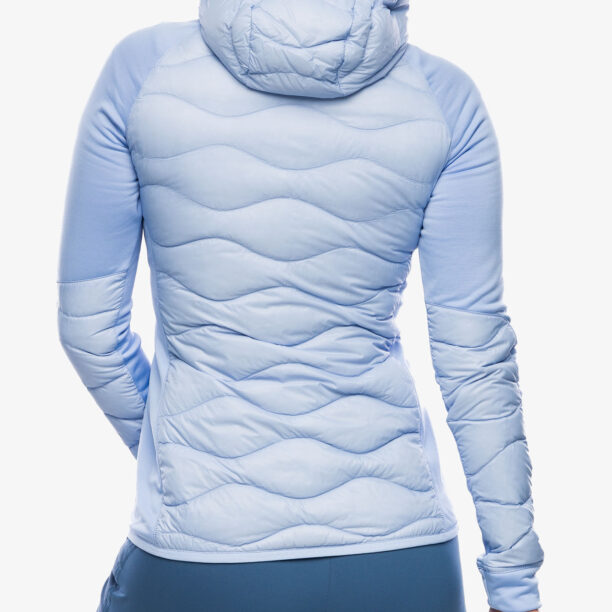 Geaca femei Peak Performance Helium Down Hybrid Hood - amity blue preţ