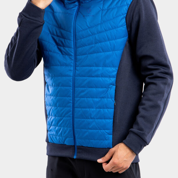 Geaca hibridă BlackYak Burlina Hoody - snorkel blue