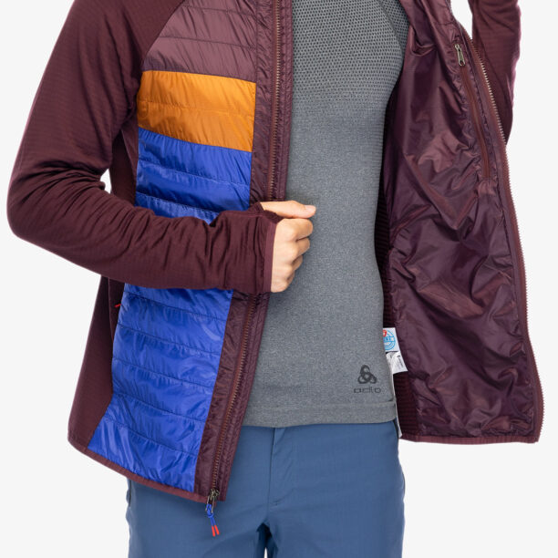 Original Geaca hibridă Cotopaxi Capa Hybrid Insulated Hooded Jacket - wine/blue violet