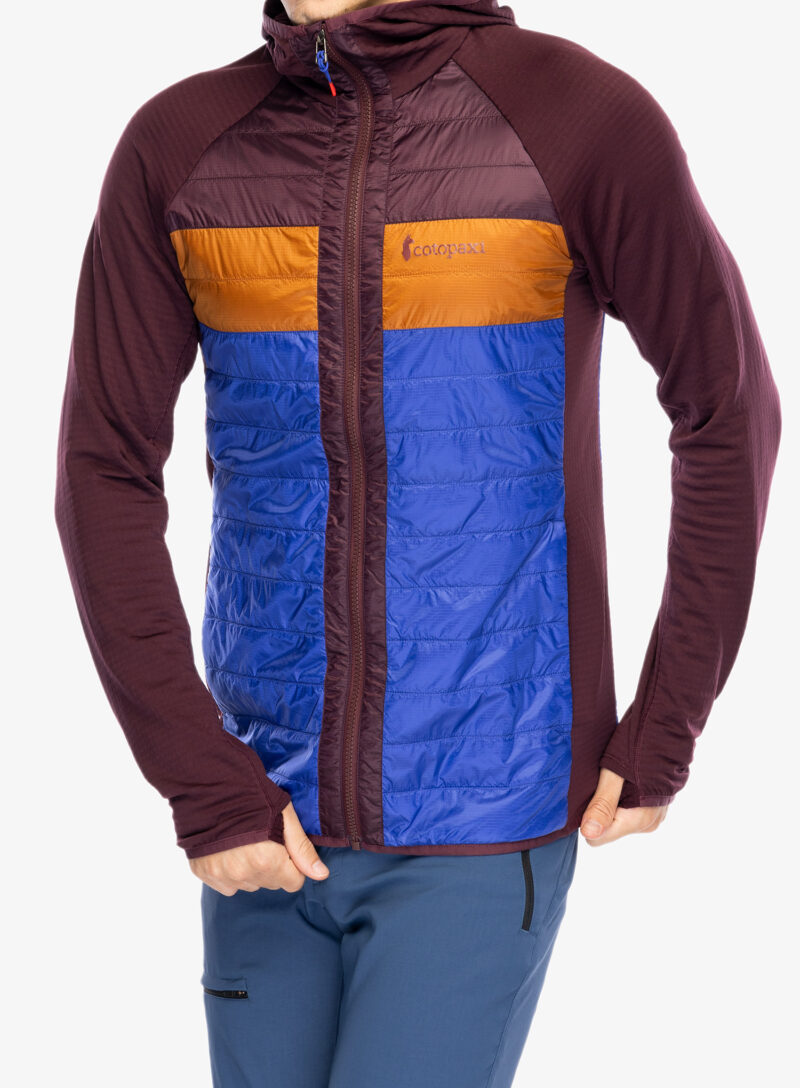 Geaca hibridă Cotopaxi Capa Hybrid Insulated Hooded Jacket - wine/blue violet