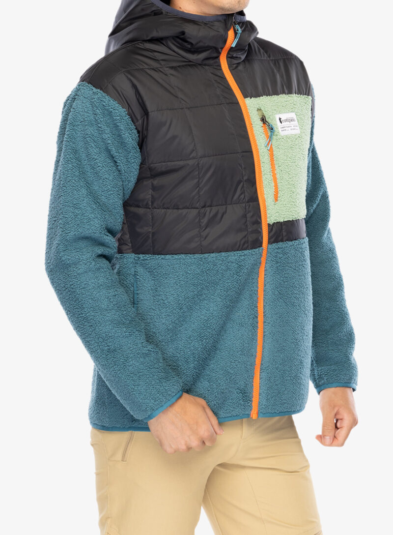 Cumpăra Geaca hibridă Cotopaxi Trico Hybrid Hooded Jacket - graphite/blue spruce