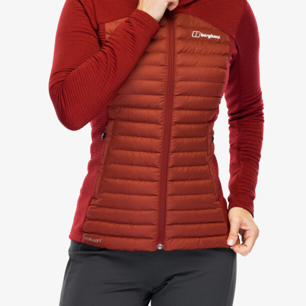 Geaca hibridă femei Berghaus Nula Hybrid Jacket - syrah