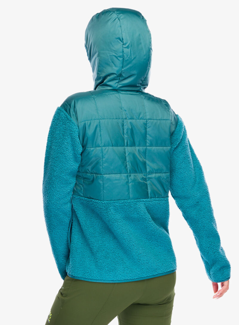 Original Geaca hibridă femei Cotopaxi Trico Hybrid Hooded Jacket - blue spruce/drizzle